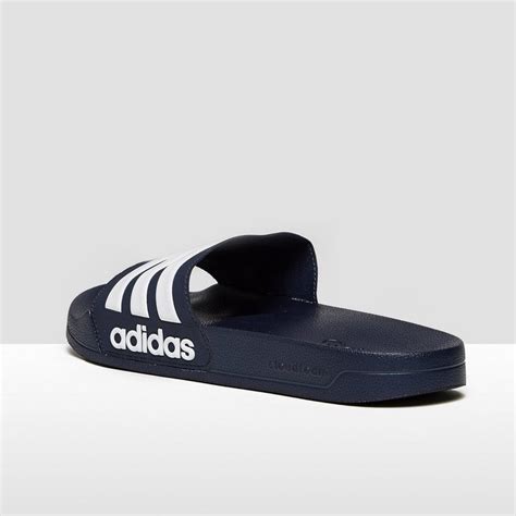 adidas cloudfoam adilette slippers blauw heren|Adidas Adilette sokken.